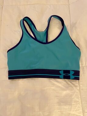 Under Armour Teal & Navy Racerback Sports Bra